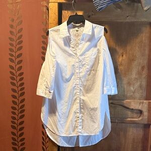 Classic White Long Sleeve Women's Shirt